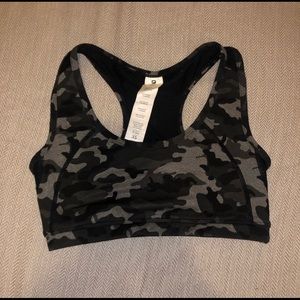 Fabletics camo sports bra